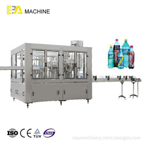 Carbonated Drink Beverage Washing Filling Capping Machine